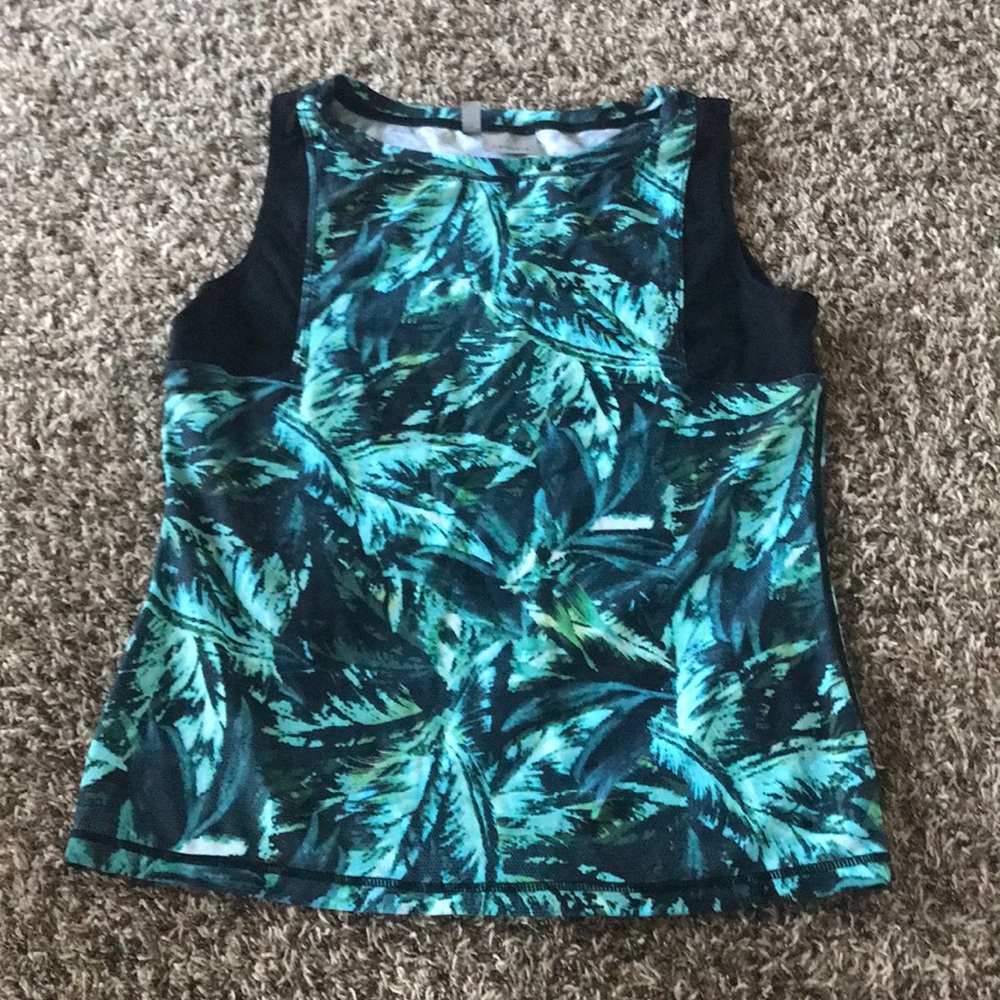 Athleta tank / swim rash guard